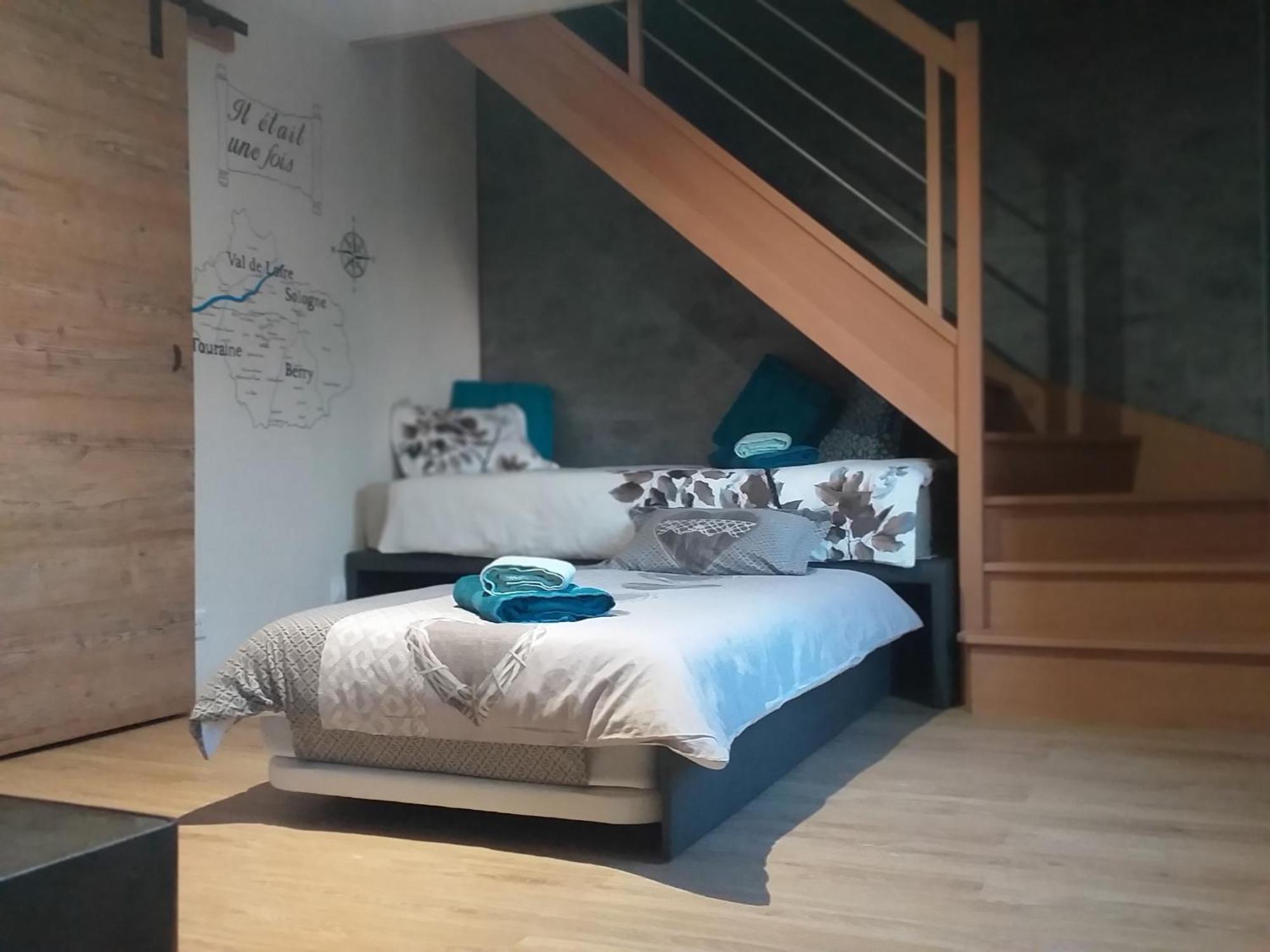 Luçay-le-Mâle 라 베리큐리엔 프로체 뒤 주 드 보발 상테뇽 B&B 객실 사진